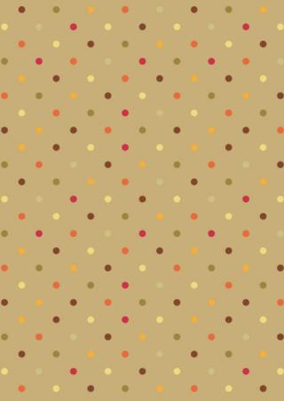 Thanksgiving Scrapbook Paper Dotty 