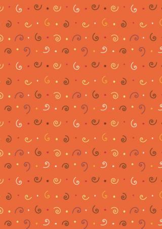 Thanksgiving Scrapbook Paper Swirls