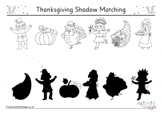 Thanksgiving Shadow Matching 3