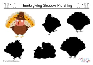 Thanksgiving Shadow Matching 4