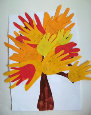 Make A Thanksgiving Tree