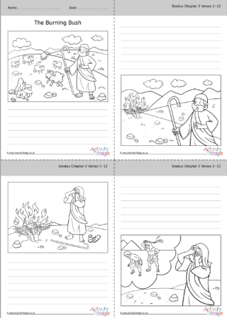 The Burning Bush Story Paper