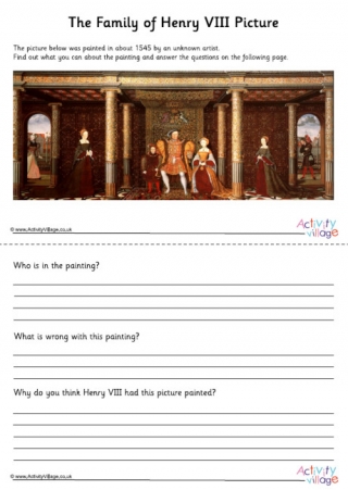 The Family Of Henry VIII Picture
