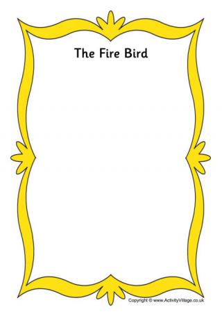 The Fire Bird Frame