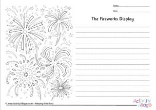 The Fireworks Display Story Paper
