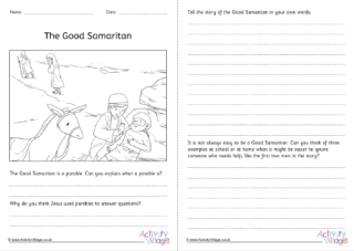 The Good Samaritan Comprehension