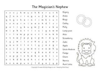 The Magician's Nephew Word Search