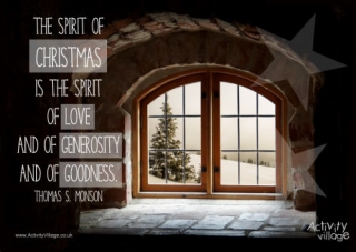 The Spirit Of Christmas Poster