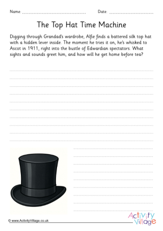 The Top Hat Time Machine Story Prompt