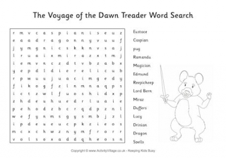 The Voyage of the Dawn Treader Word Search