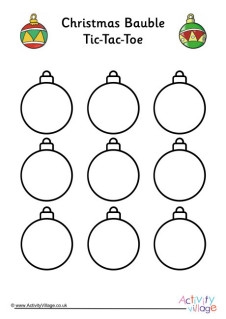 Themed Tic-Tac-Toe Printables