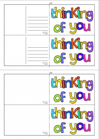 Thinking Of You Postcards