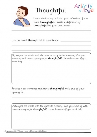 vocabulary worksheets