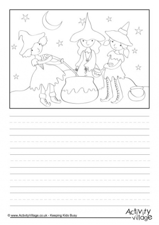 Three Witches Story Paper