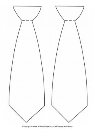 Tie template