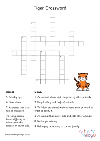 Tiger Crossword