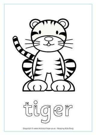 Tiger Finger Tracing