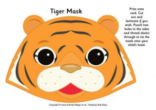 Tiger Mask Printable