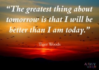 Tiger Woods Quote Poster