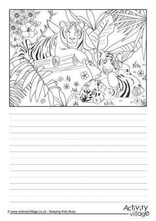 Tigers Story Paper