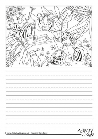 Tigers Story Paper