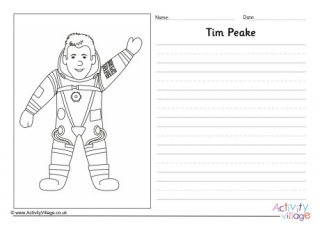 Tim Peake Story Paper