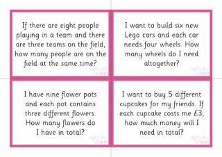 Times Tables Story Sums 2