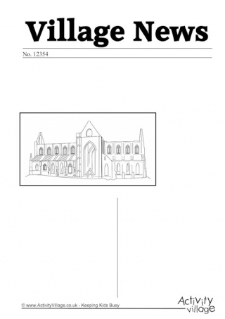 Tintern Abbey Newspaper Writing Prompt