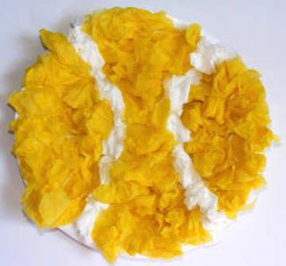 Tissue Paper Tennis Ball