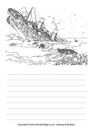 Titanic Story Paper