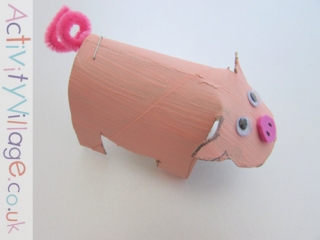 Toilet Roll Pig
