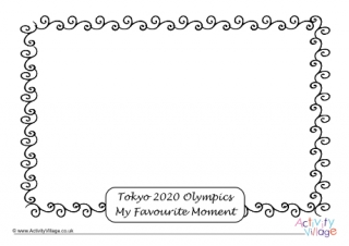 Tokyo 2020 Favourite Moment Picture Frame