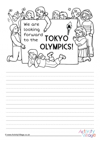 Tokyo 2020 Olympics Story Paper