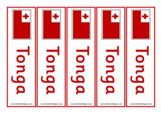 Tonga Bookmarks