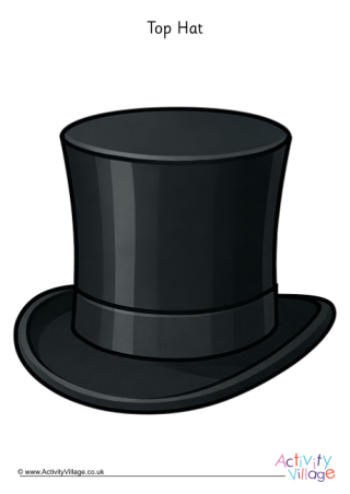 Top Hat Photo Prop