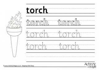 Torch Handwriting Worksheet