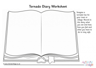 Tornado Diary Worksheet