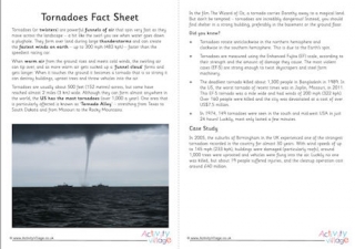 Tornadoes Factsheet