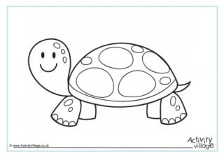 Tortoise Colouring Page 2