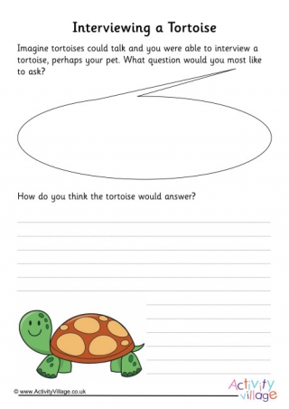 Tortoise Interview Writing Prompt