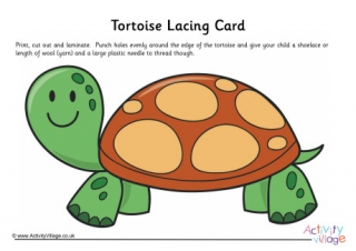 Tortoise Lacing Card