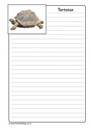 Tortoise Notebooking Page