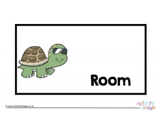 Tortoise Room Sign