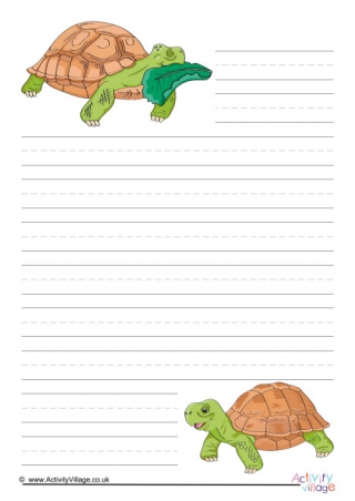 Tortoise Writing Paper 2