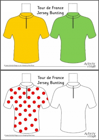 Tour de France Jersey Bunting