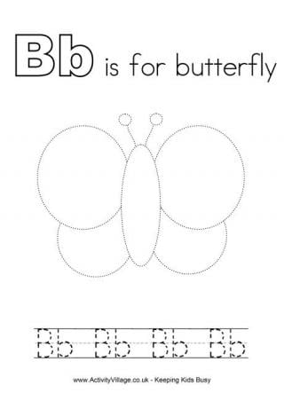 Tracing Alphabet B