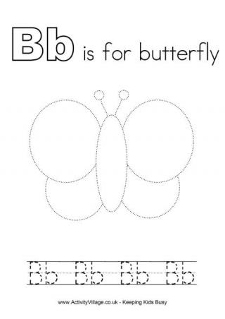 Butterfly Alphabet - Upper Case