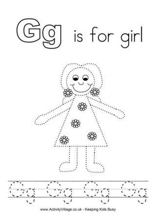 Tracing Alphabet G