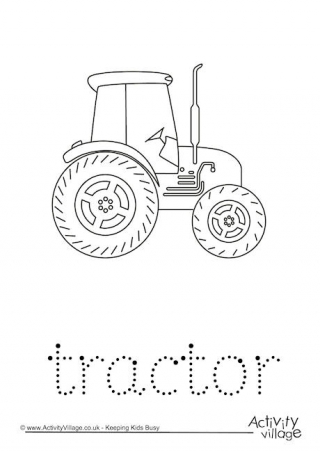 Tractor Word Tracing
