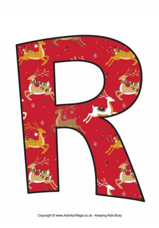 Traditional Christmas Letter Printable R 2